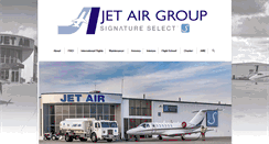 Desktop Screenshot of jetairgroup.com