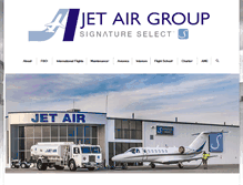 Tablet Screenshot of jetairgroup.com